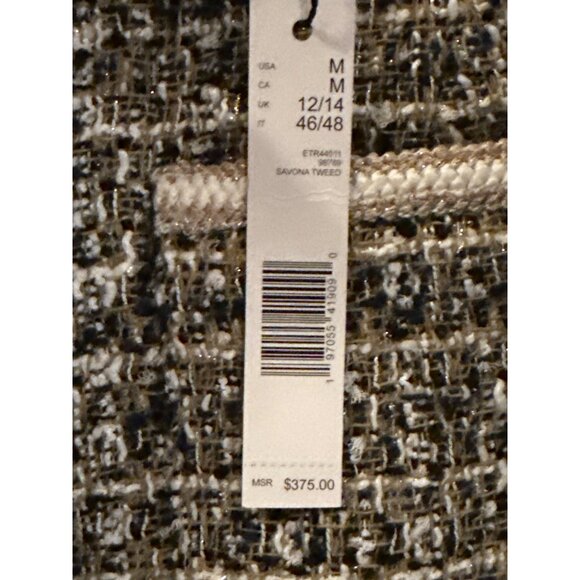 Elie Tahari Inara Tweed Jacket, size medium, brand new with tags. - Picture 8 of 8